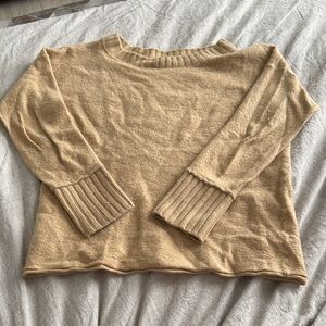Vince Women's Camel Crew Neck Sweater